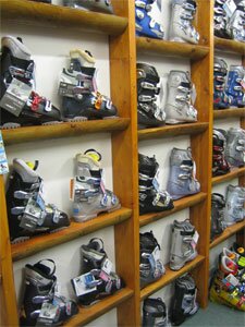 Skis and Ski Boots At Ski Plus